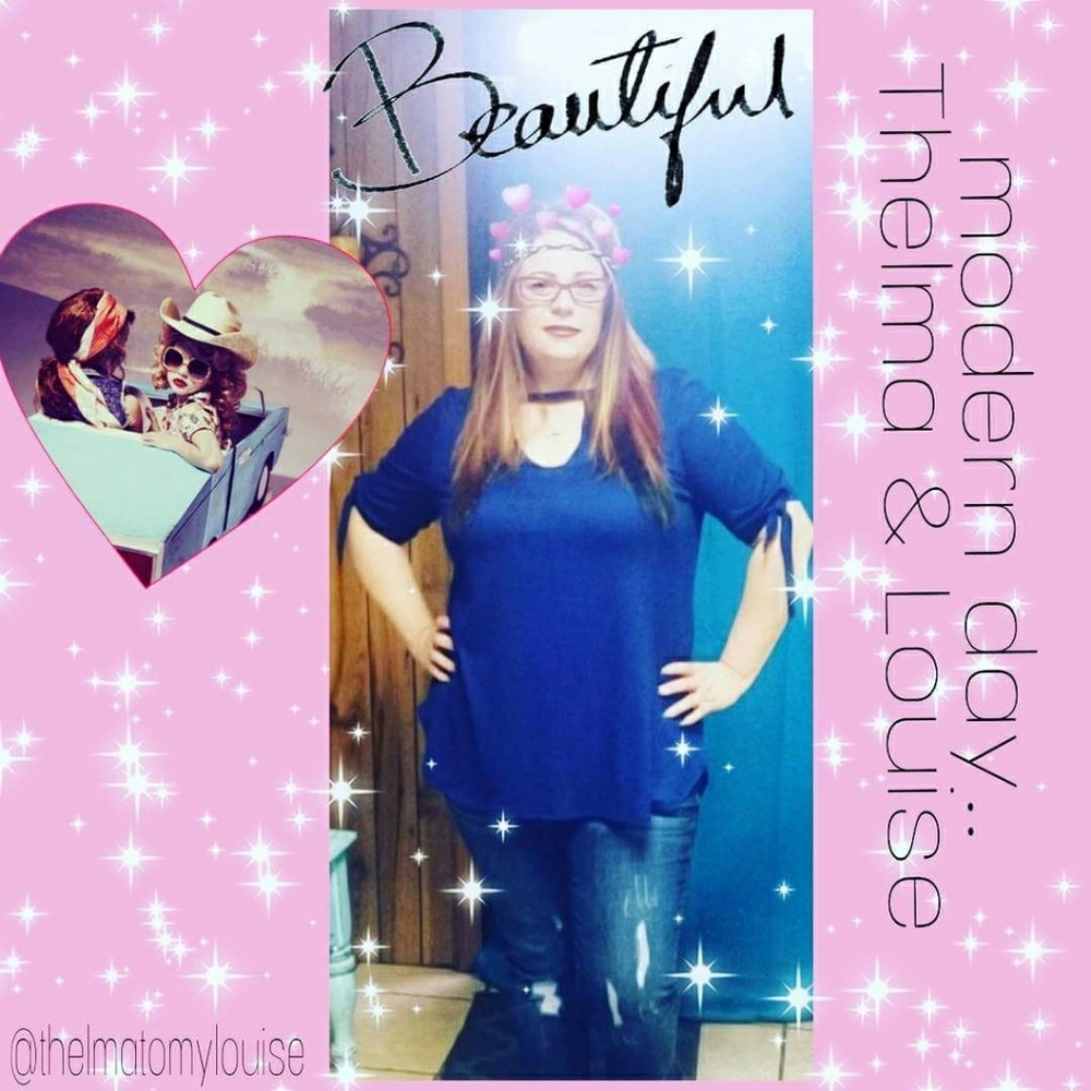 Blue cold shoulder top new sexy